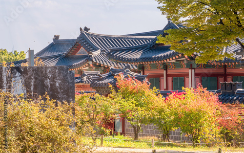 gyeongbokgung palace, Seoul, Korea, in Autumn