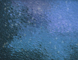 Blue Sparkled Water Texture Blank Surface.  Artistic Background with Copy Space for Original Design and Text.