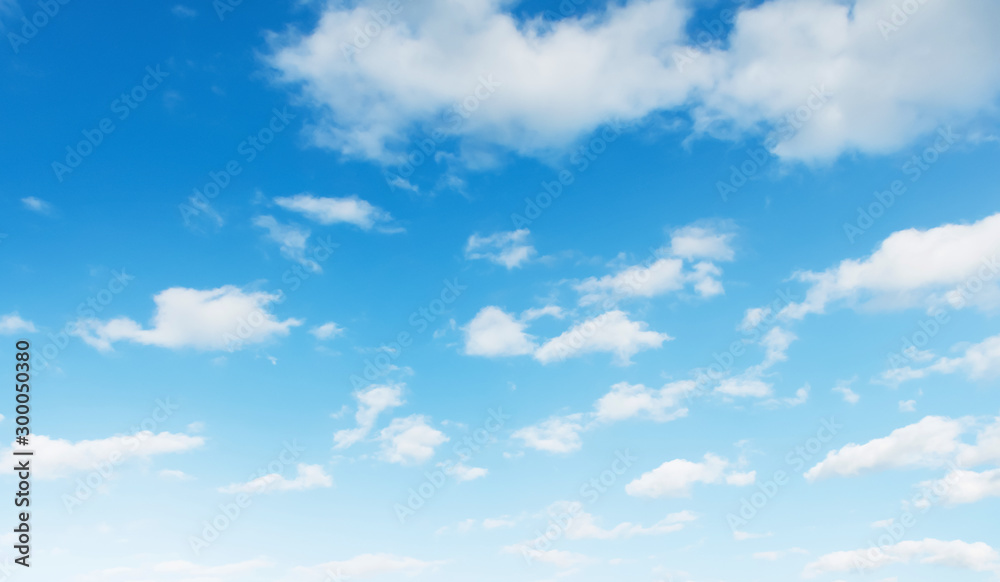 Fototapeta blue sky with white cloud landscape background