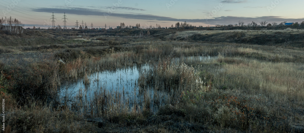 lake in winter