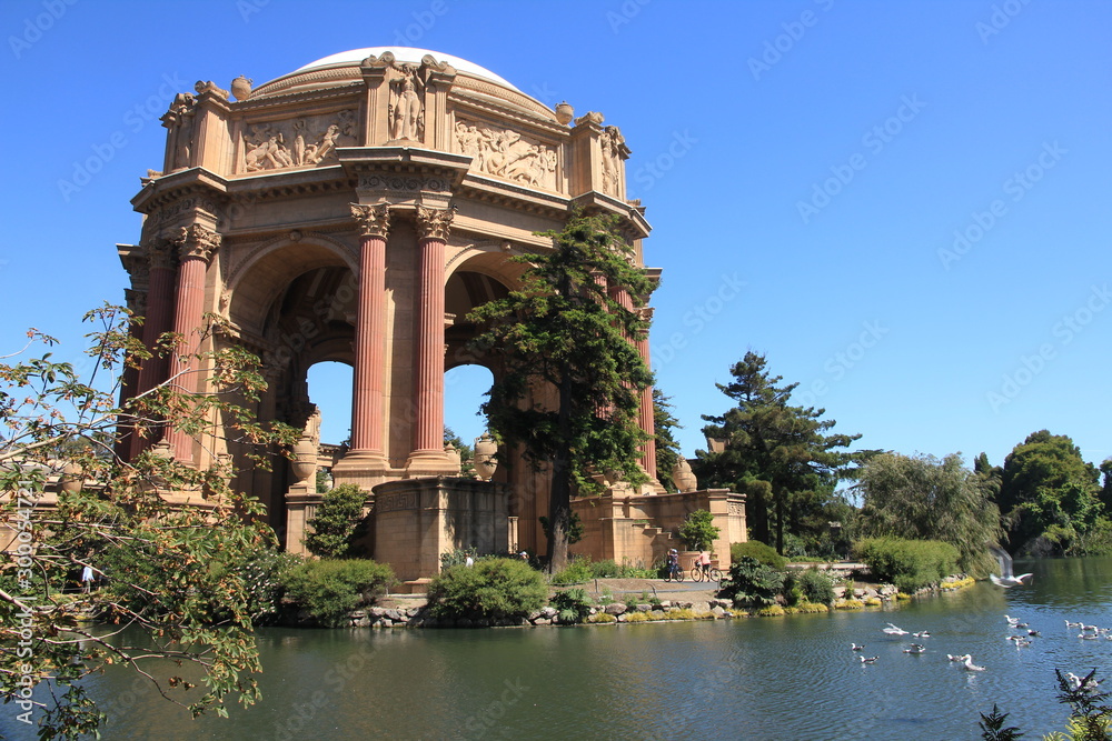 The Palace of Fine Arts in San Francisco, California