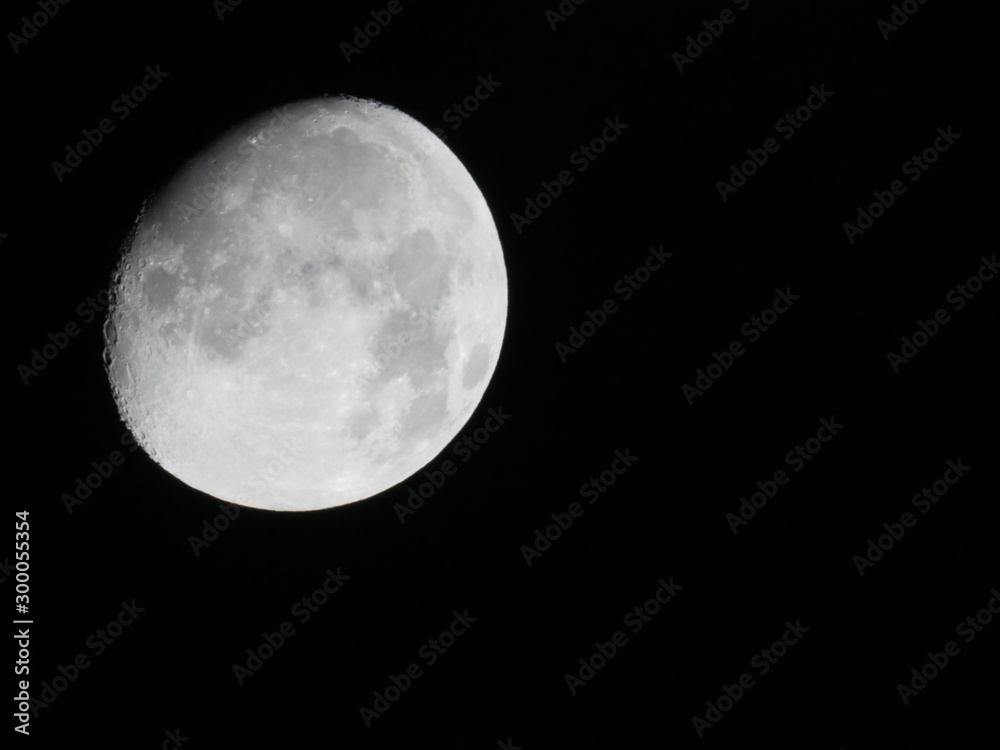 Fototapeta premium Full moon and red blood eclipse phases 