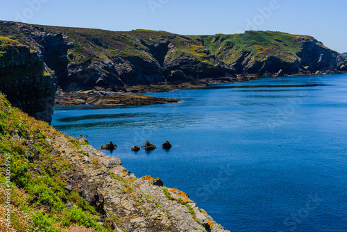 Incredible seascape on the Crozon Peninsula. Finister. Brittany. France