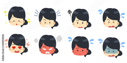 女性表情セット２