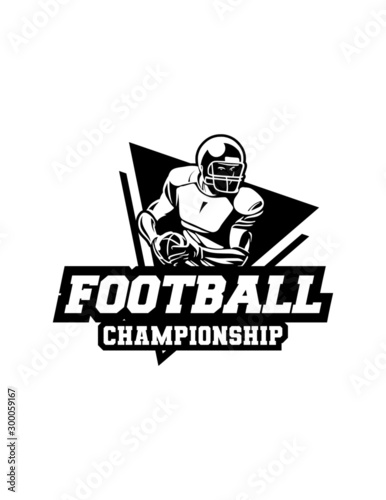 american football championship badge