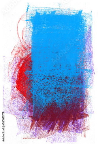 Unique abstract pastel dry texture painting with circle rythm. Great for interior or prints. Popular trendy creative design. Ideal grunge texture. Beautiful color dynamic motion composition.