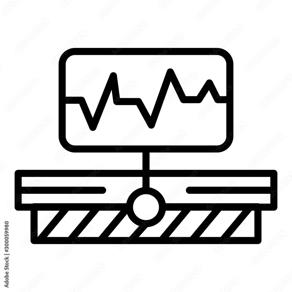 Smart robot line icon. Outline smart robot line vector icon for web design isolated on white background Smart robot line icon. Outline smart robot line vector icon for web design isolated on white background