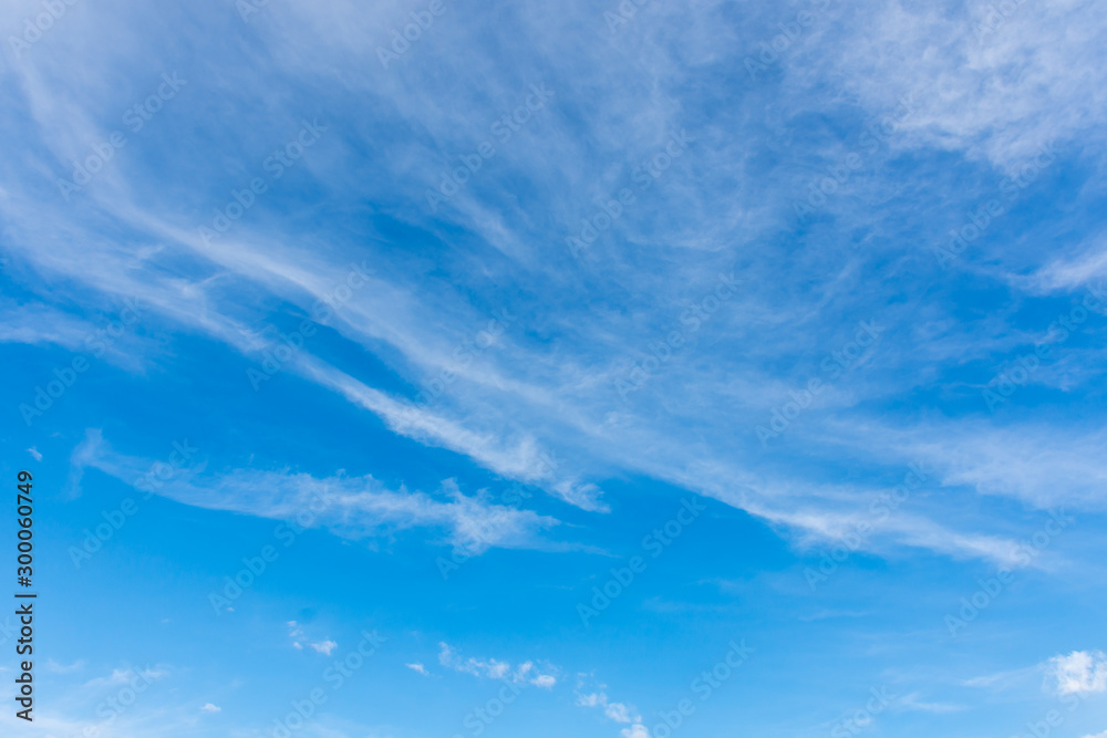 blue sky with white clouds