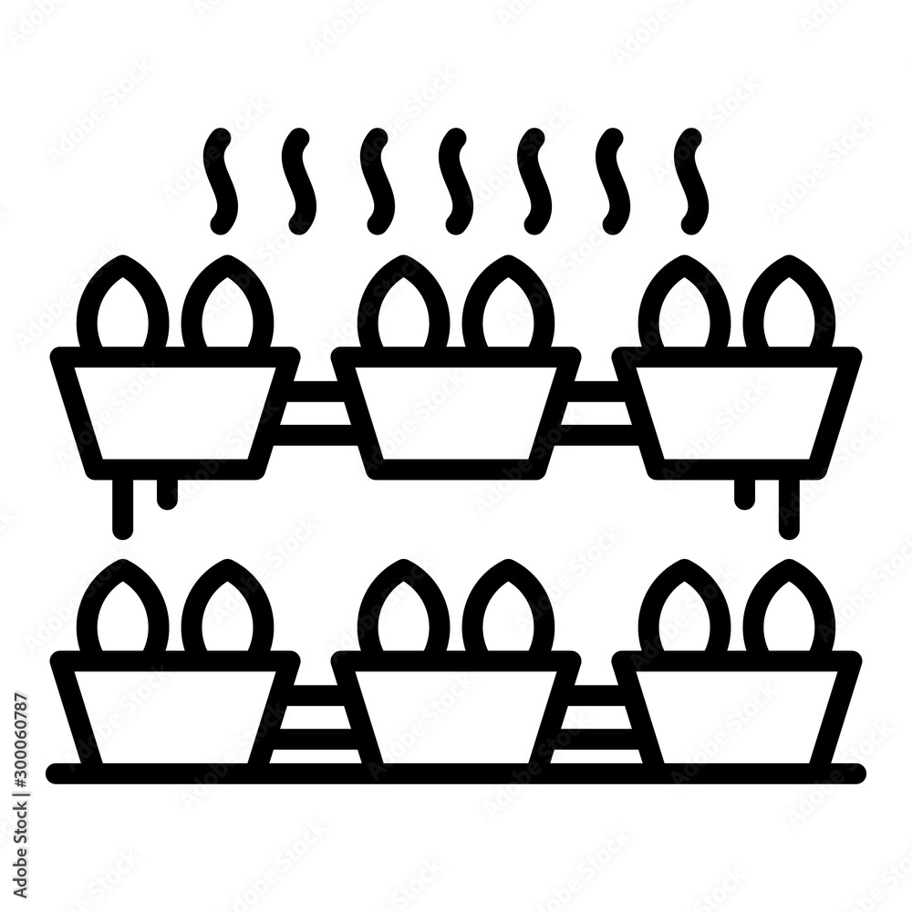 Seed plant rack icon. Outline seed plant rack vector icon for web design isolated on white background Seed plant rack icon. Outline seed plant rack vector icon for web design isolated on white background