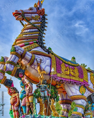 A popular temple in chennai, tamilnadu, india photo