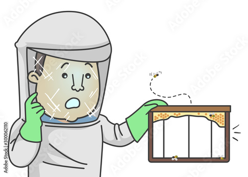 Man Honey Collector No Hone...