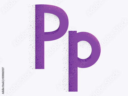 Letter Alphabet P Illustration