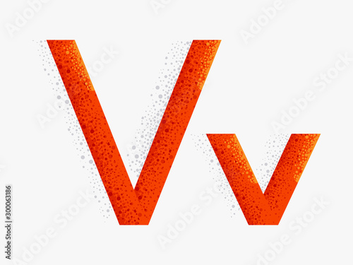 Letter Alphabet V Illustration