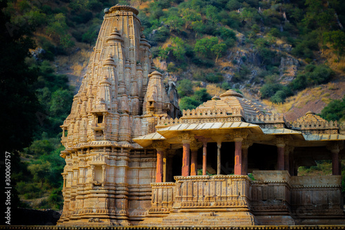 Ancient temple at bhangarh jaipur India photo