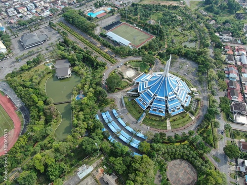 Kuching, Sarawak / Malaysia - October 16 2019: The buildings, landmarks and scenery of the Kuching city, capital of Sarawak, Borneo island photo