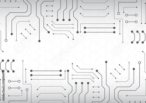 High tech technology geometric