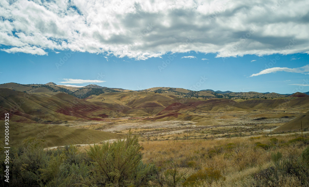 Awesome images of the colorful well preserved John Day Fossil Beds Painted Hills Overlook Area in Mitchell Oregon Awesome images of the colorful well preserved John Day Fossil Beds Painted Hills Overlook Area in Mitchell Oregon