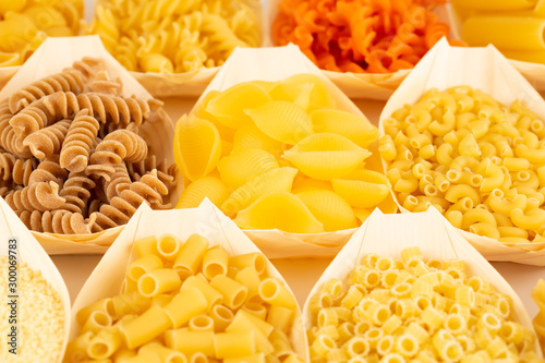 Various kind of pasta