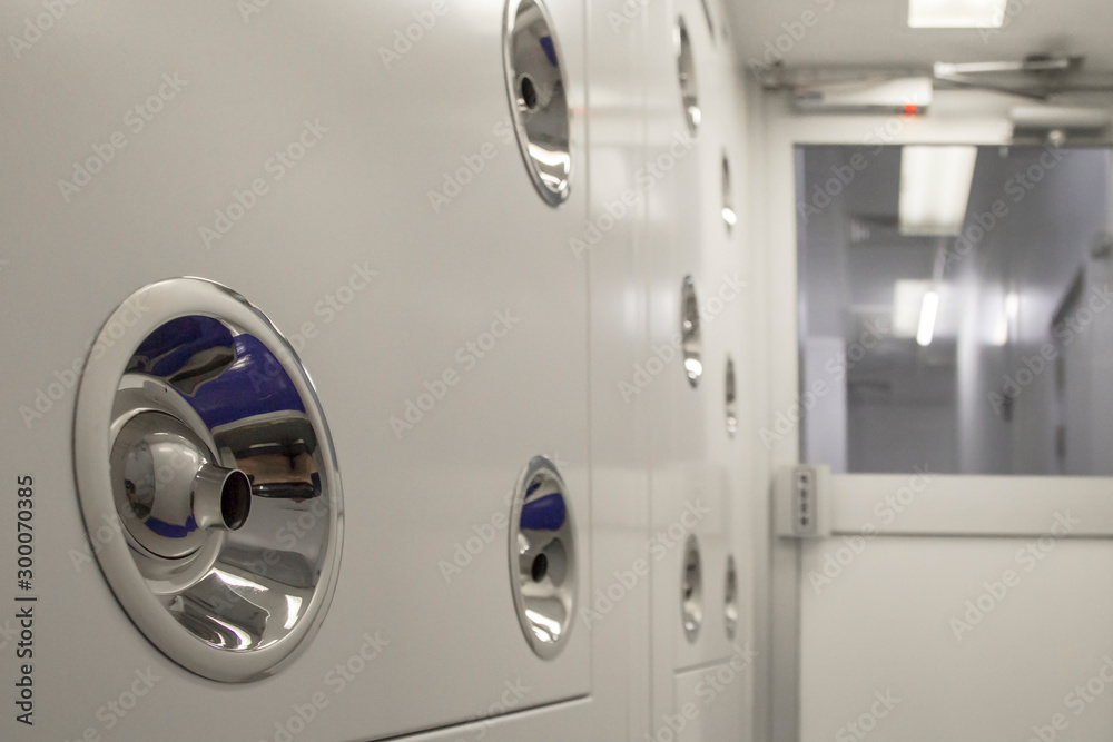 Entrance before of Clean rooms ,air shower for remove particles and dirty. Entrance before of Clean rooms ,air shower for remove particles and dirty.