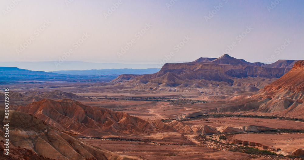 Desert and mountain landscape beauty