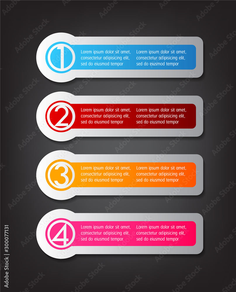 modern paper text box template, banner Infographic modern paper text box template, banner Infographic