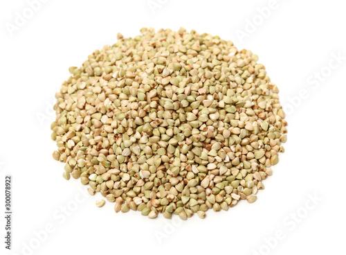 buckwheat isolated on white background