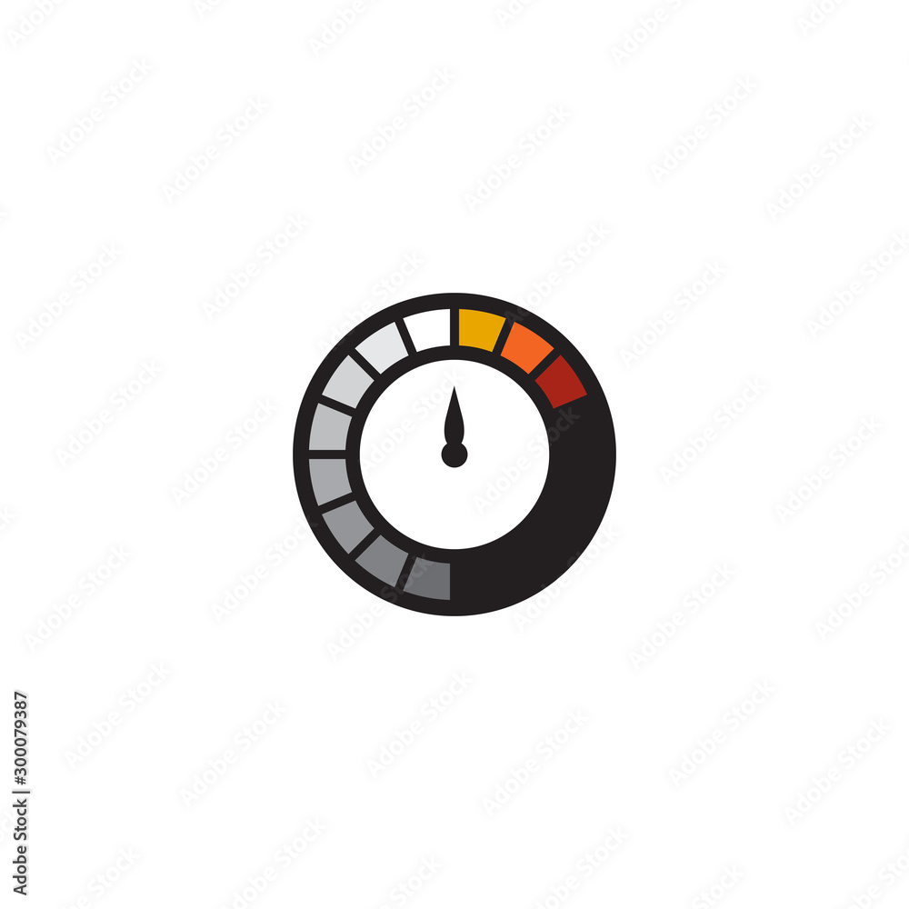 Speedometer icon logo design vector template Speedometer icon logo design vector template