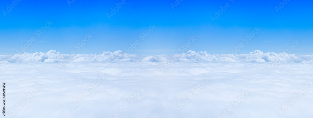 Panorama of top view blue sky and cloud. Panorama of top view blue sky and cloud.