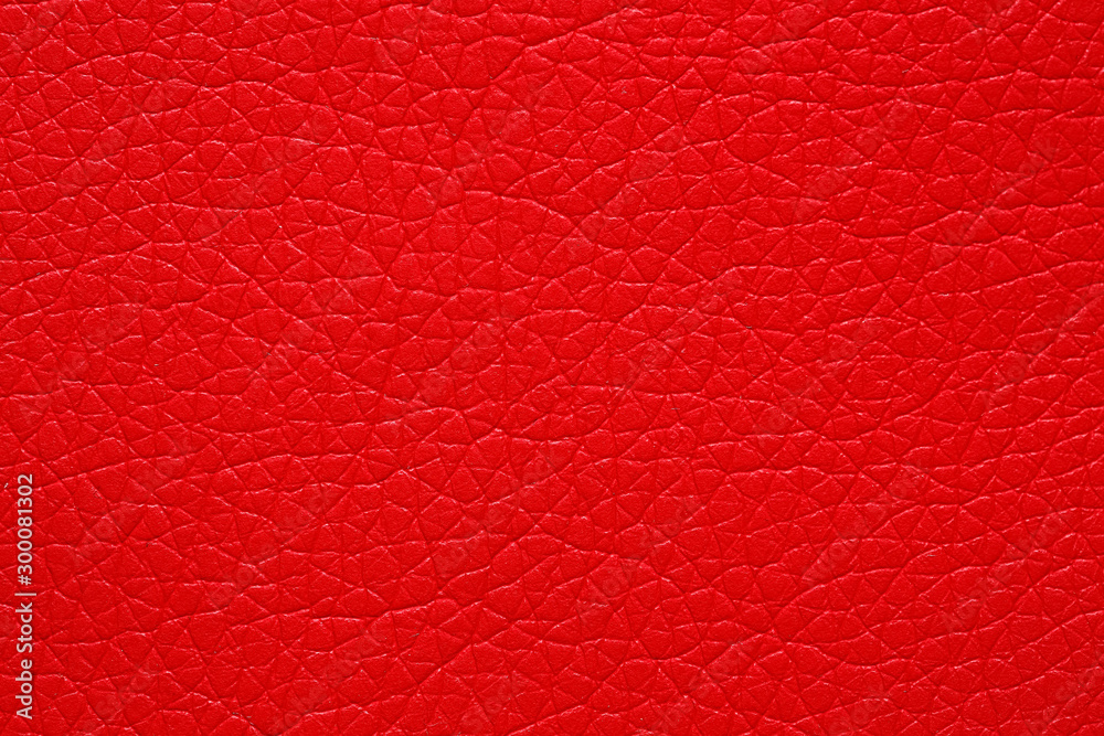 Passionate red leatherette background on macro . Passionate red leatherette background on macro .