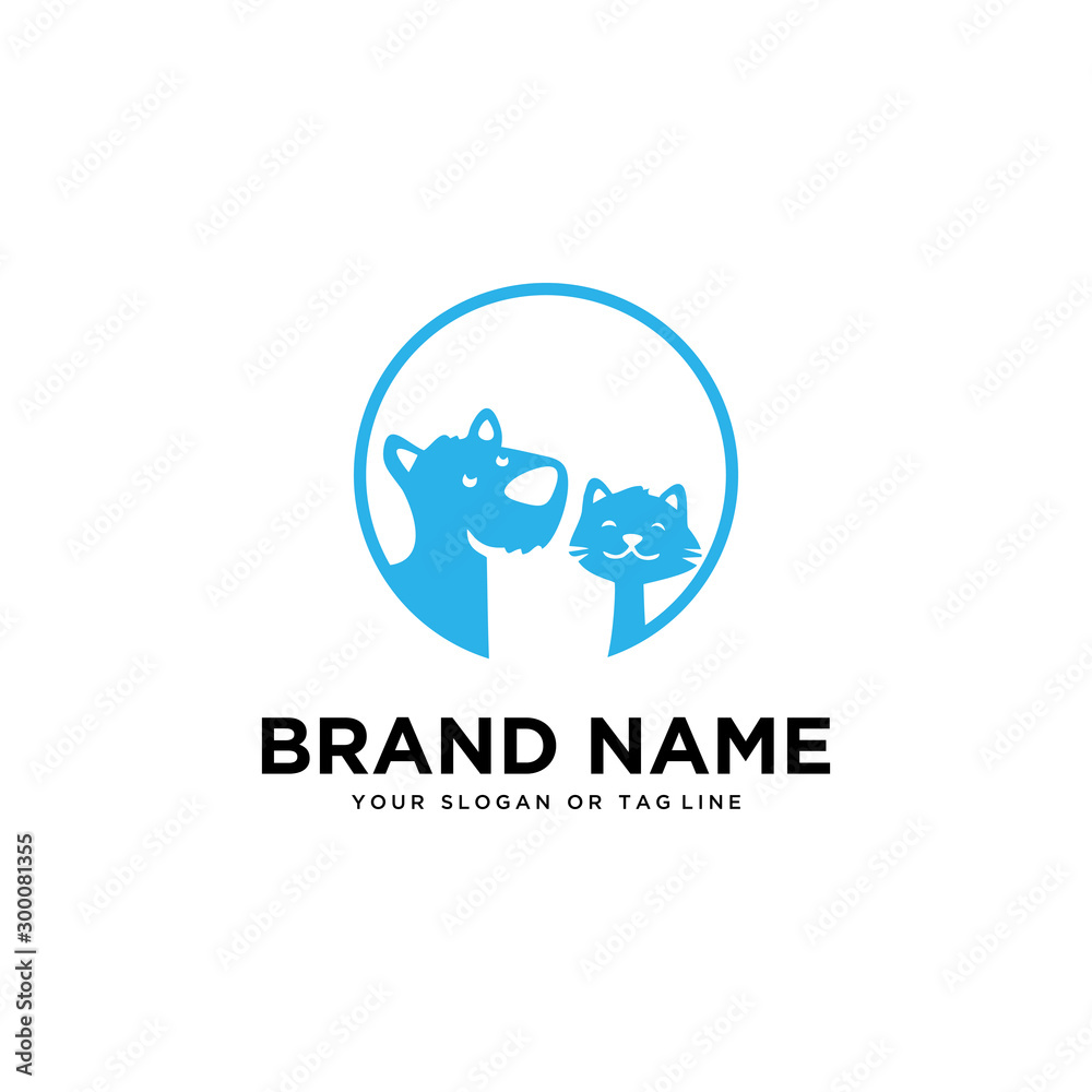 creative logo design Dog and Cat vector template creative logo design Dog and Cat vector template
