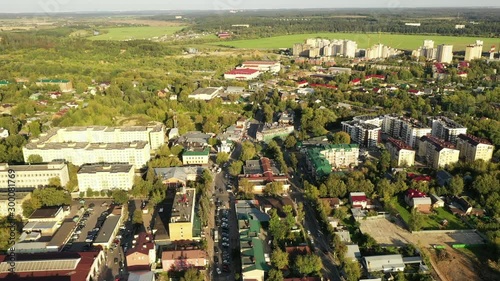City top view photo
