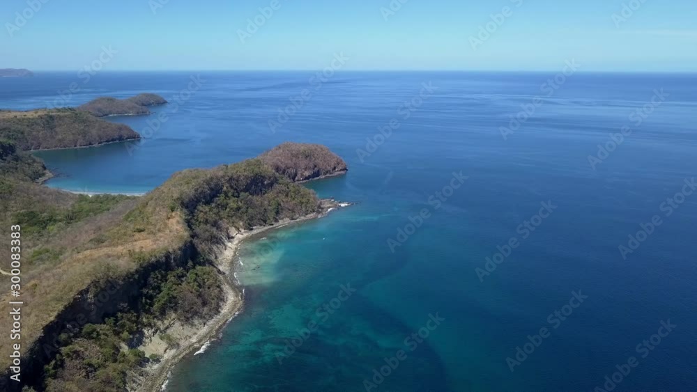 Beautiful Cinematic aerial of the Guanacastes Catalinas and Cabuyal Beach Costa Rica Beautiful Cinematic aerial of the Guanacastes Catalinas and Cabuyal Beach Costa Rica