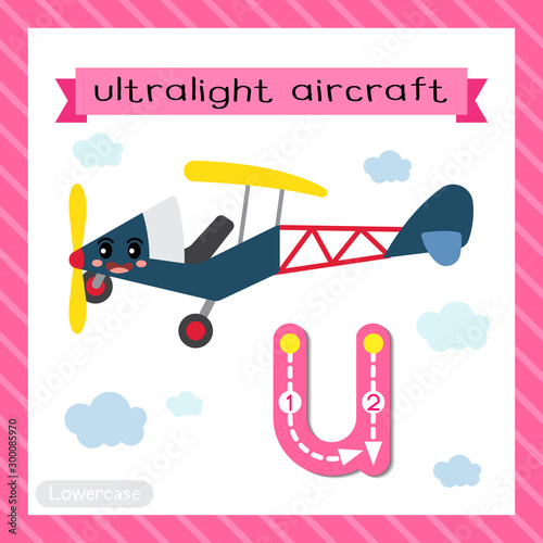 Letter U lowercase tracing. Ultralight Aircraft