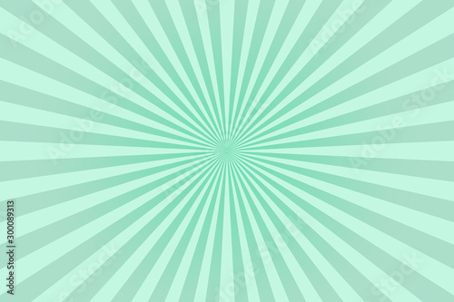 Green pastel colors rays abstract background, can use for test the resolution and focus of cameras and photo or cinema lens.