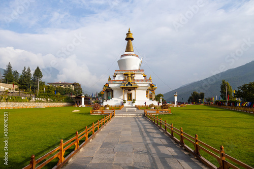 National memorial chorten in Thimphu Bhutan