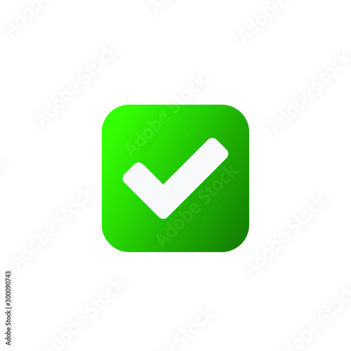 vector right tick