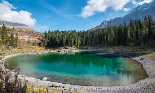 Lake Carezza, South Tyrol Italy