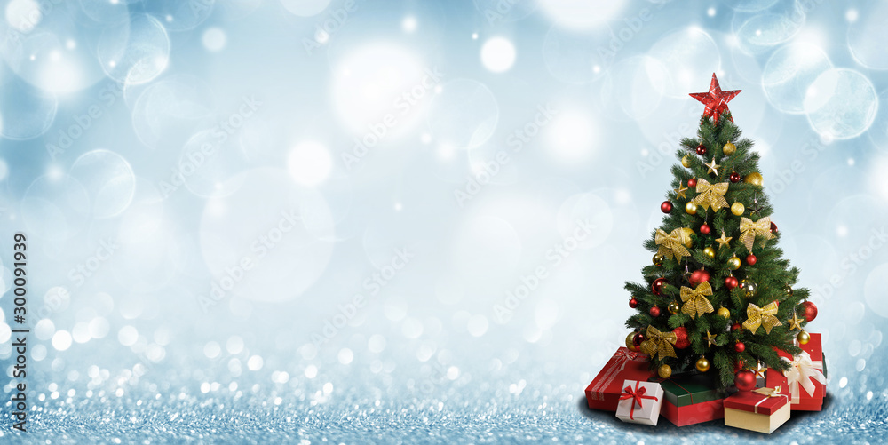 Obraz premium Christmas Tree on glitters