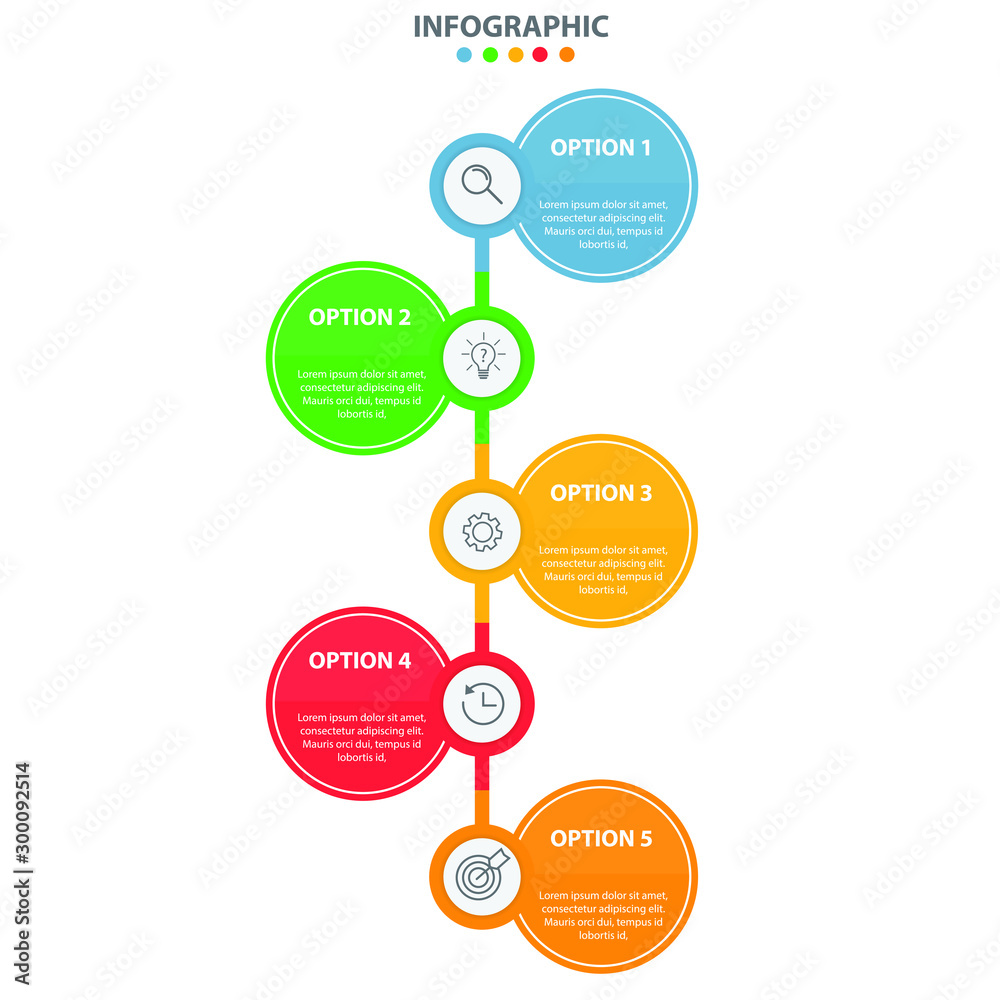 Business Infographic Template, Business concept with 5 steps. Business Infographic Template, Business concept with 5 steps.