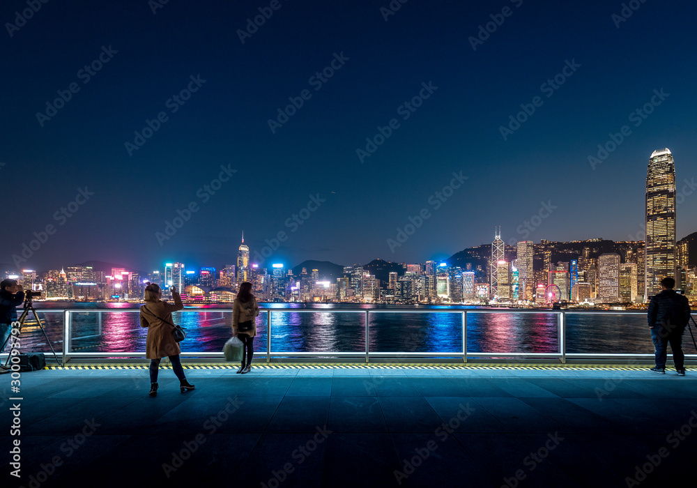 People visit in Hong Kong 