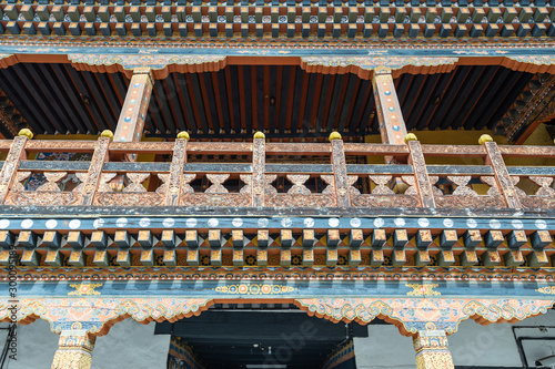 Punaka dzong in Bhutan photo