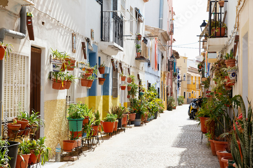 Colorful Street in Spain
