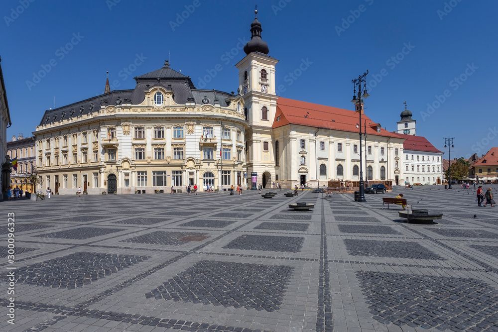 Sibiu - city in Transylvania, Romania.