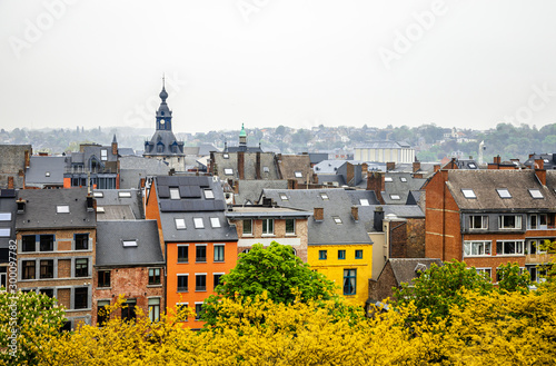 Fototapeta Naklejka Na Ścianę i Meble -  Old houses in the historical city center of Namur, Wallonia, Belgium