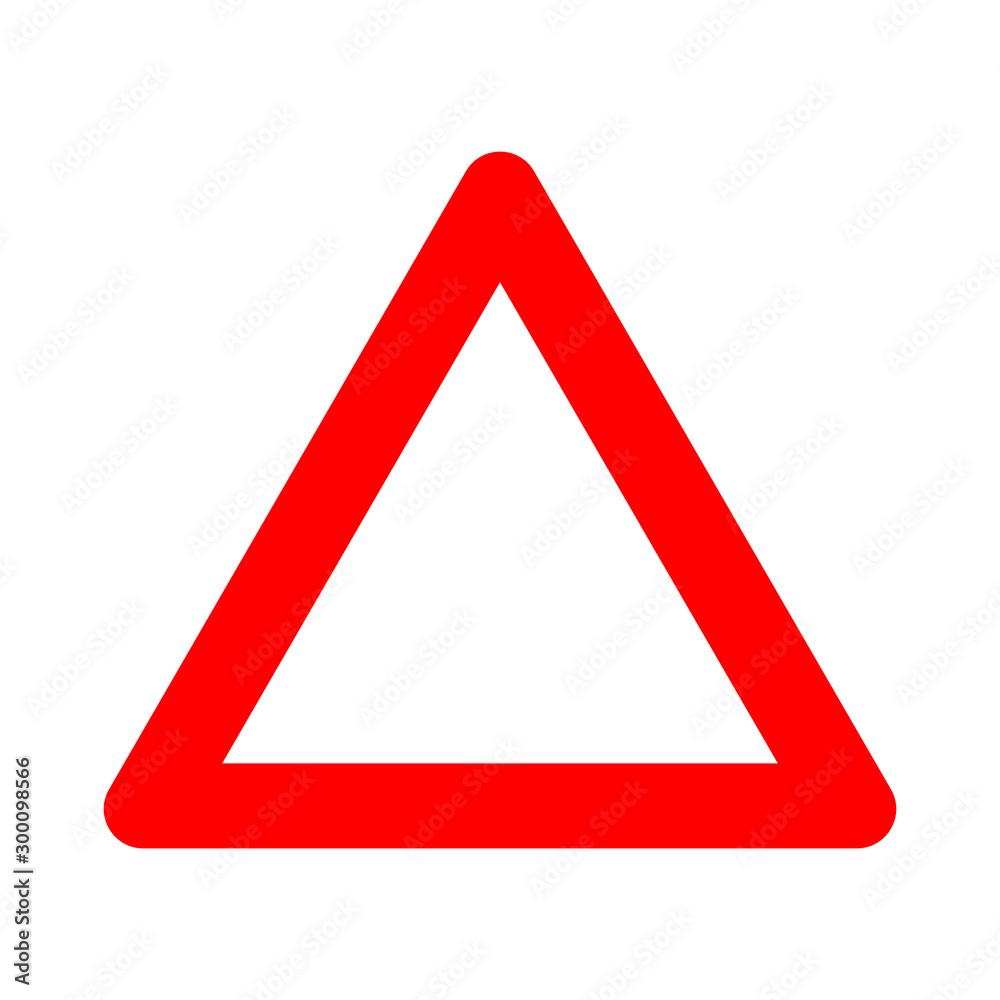 Hazard warning attention sign - stock vector, Warning, stop sign icon with exclamation mark - for stock Hazard warning attention sign - stock vector, Warning, stop sign icon with exclamation mark - for stock