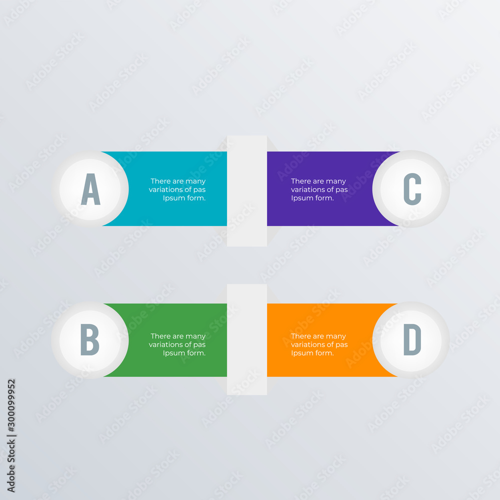 informational infographics template design. Business concept infograph with 4 options, steps or processes. Vector visualization can be used for workflow layout, diagram, annual report, web informational infographics template design. Business concept infograph with 4 options, steps or processes. Vector visualization can be used for workflow layout, diagram, annual report, web