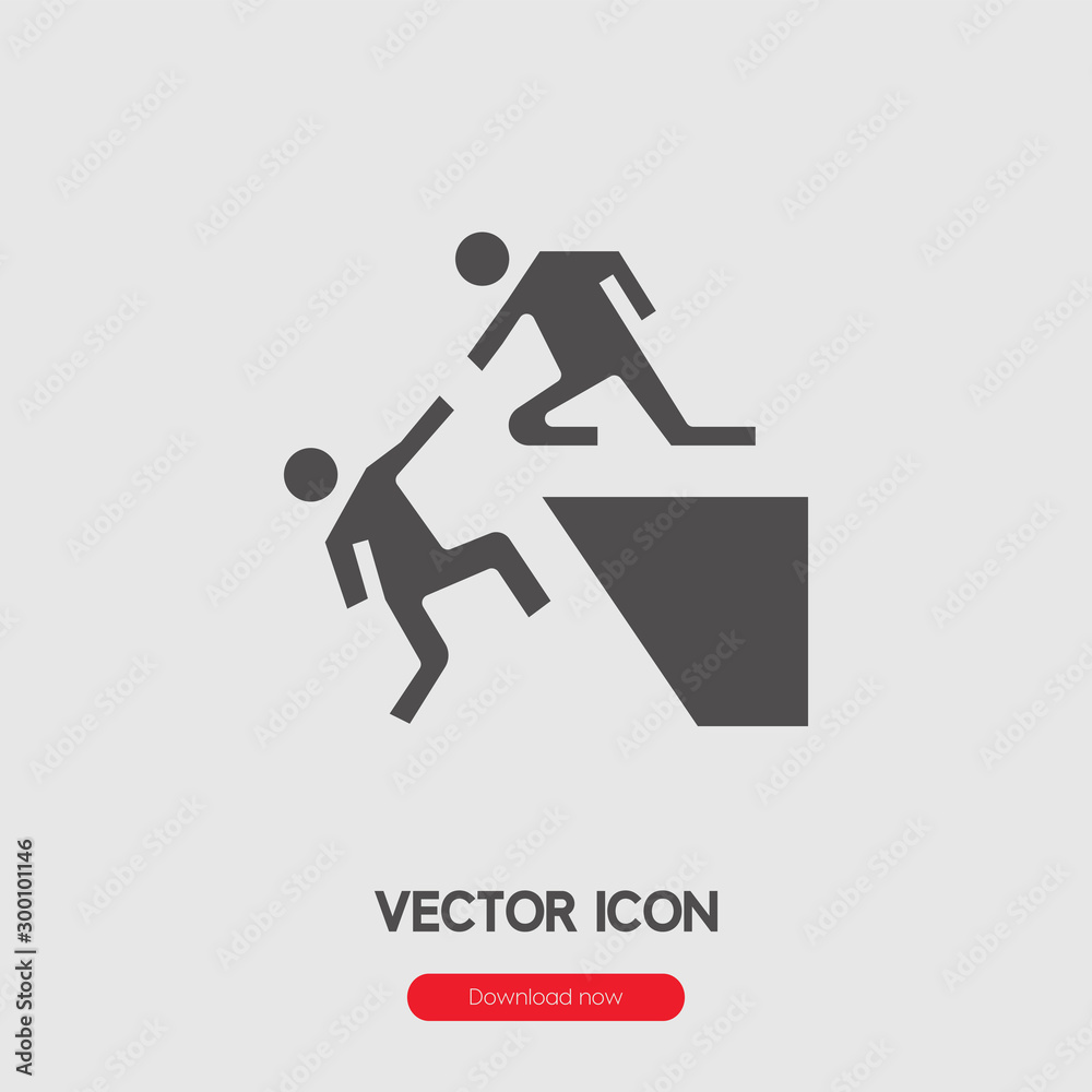 Helping icon vector sign symbol. Help symbol. Helping icon vector sign symbol. Help symbol.