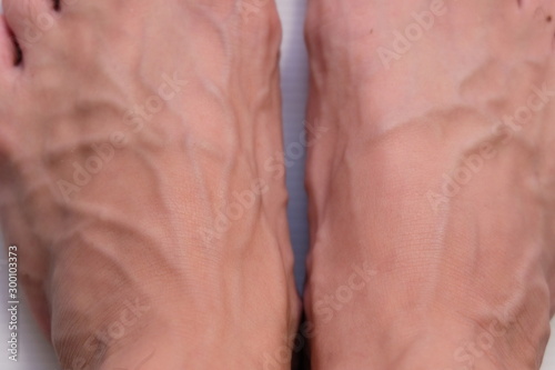 close up of a foot