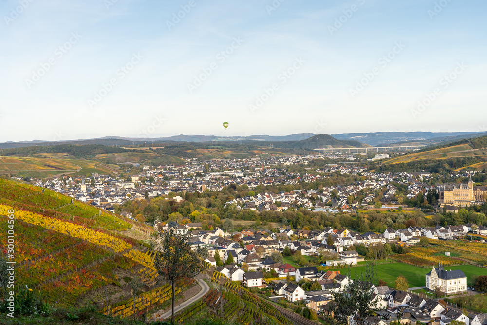 Indian summer on the red wine trail in the Ahr valley