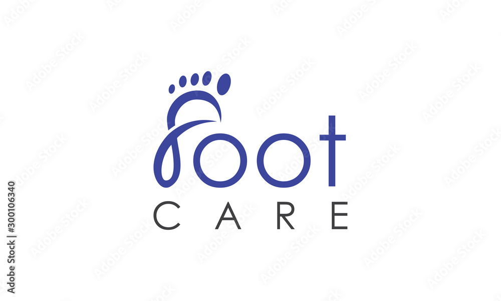 Foot and care icon logo template, Foot and ankle healthcare, Foot Care